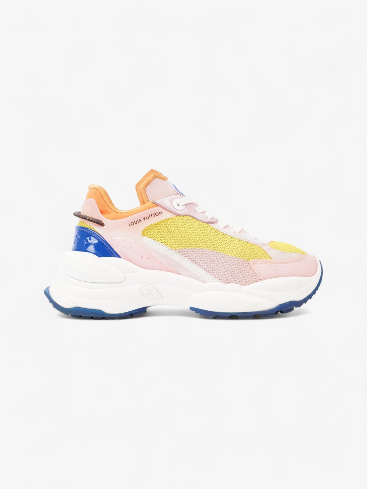 Louis Vuitton Run 55 Yellow / Pink / Orange Mesh EU 37 UK 4