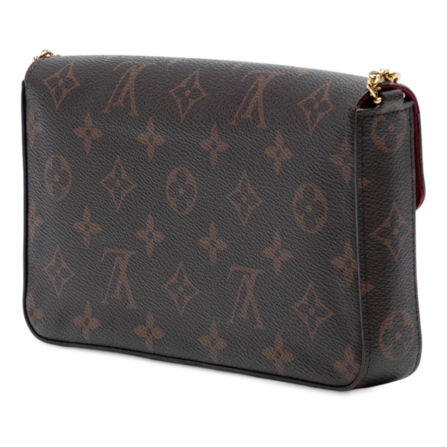 Brown Louis Vuitton Monogram Pochette Felicie Crossbody Bag