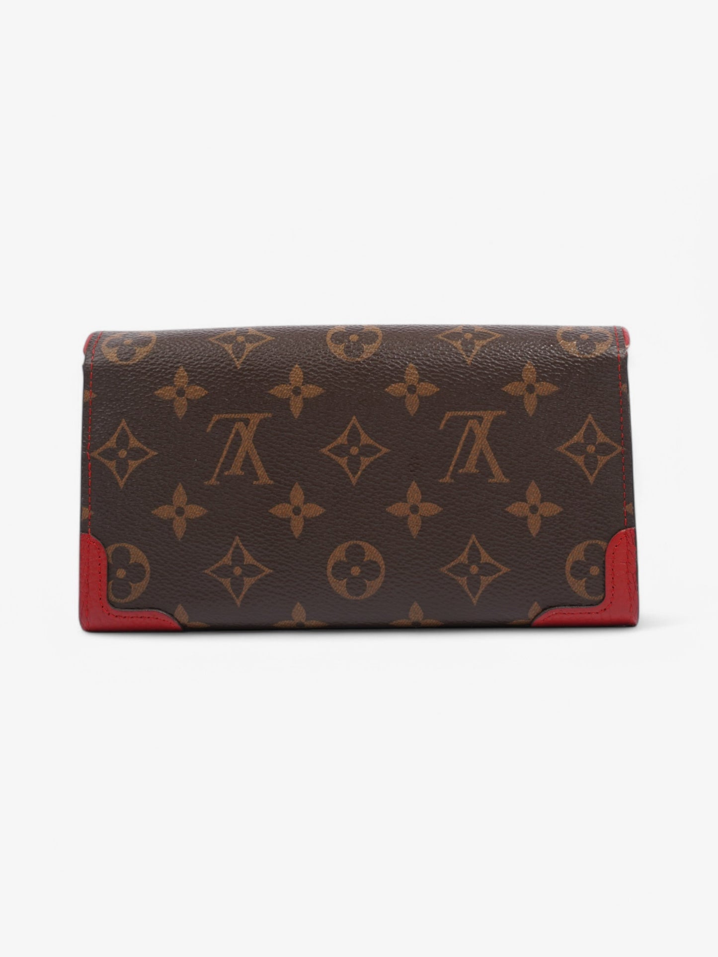 Louis Vuitton Sarah Wallet Monogram / Red Coated Canvas