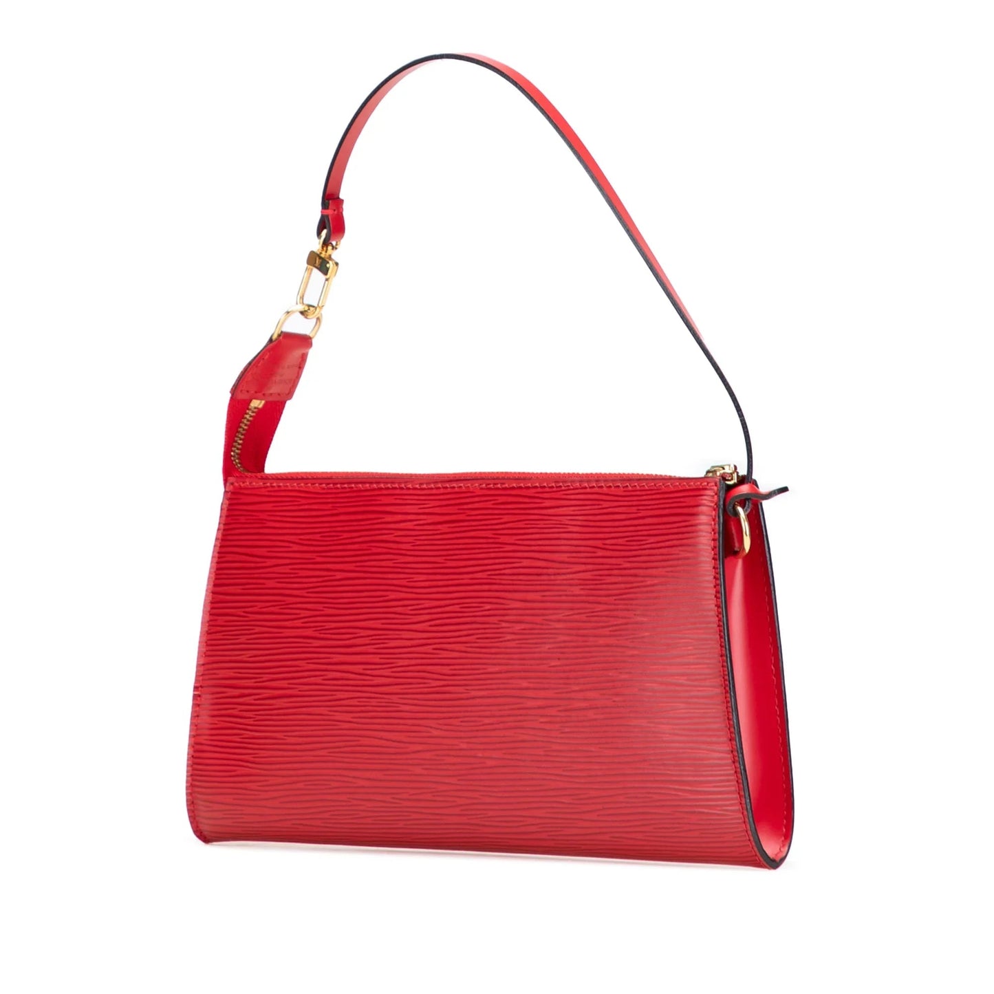 Red Louis Vuitton Epi Pochette Accessoires Shoulder Bag