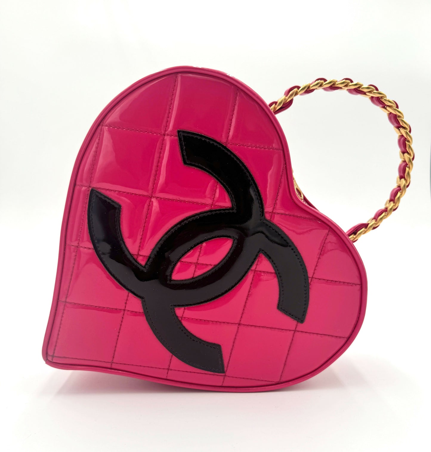 Chanel 1995  Barbie Barbie/Pink Heart Vanity Bag