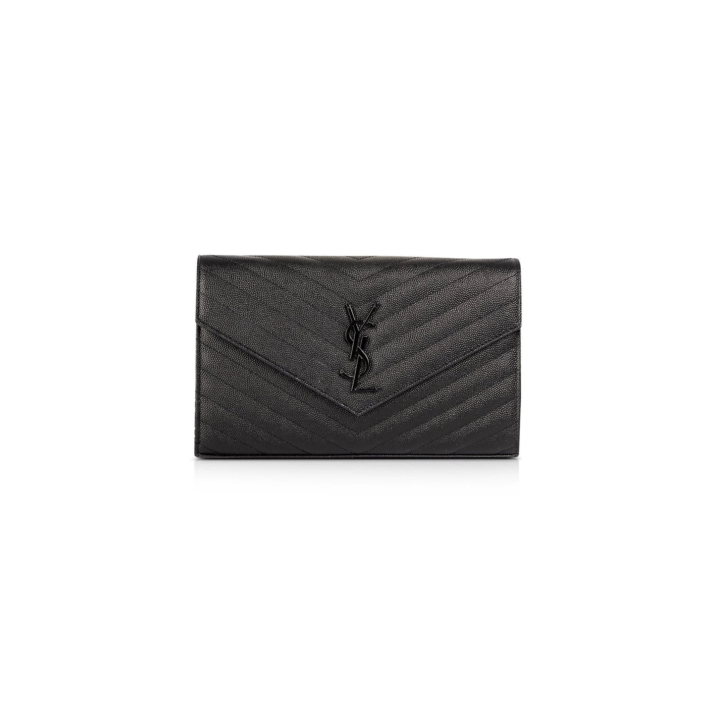 Yves Saint Laurent Envelope Chain Wallet
