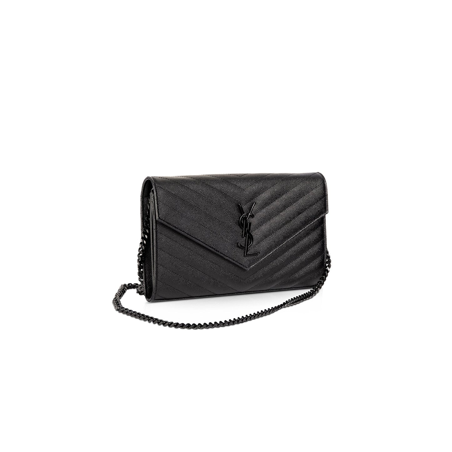 Yves Saint Laurent Envelope Chain Wallet