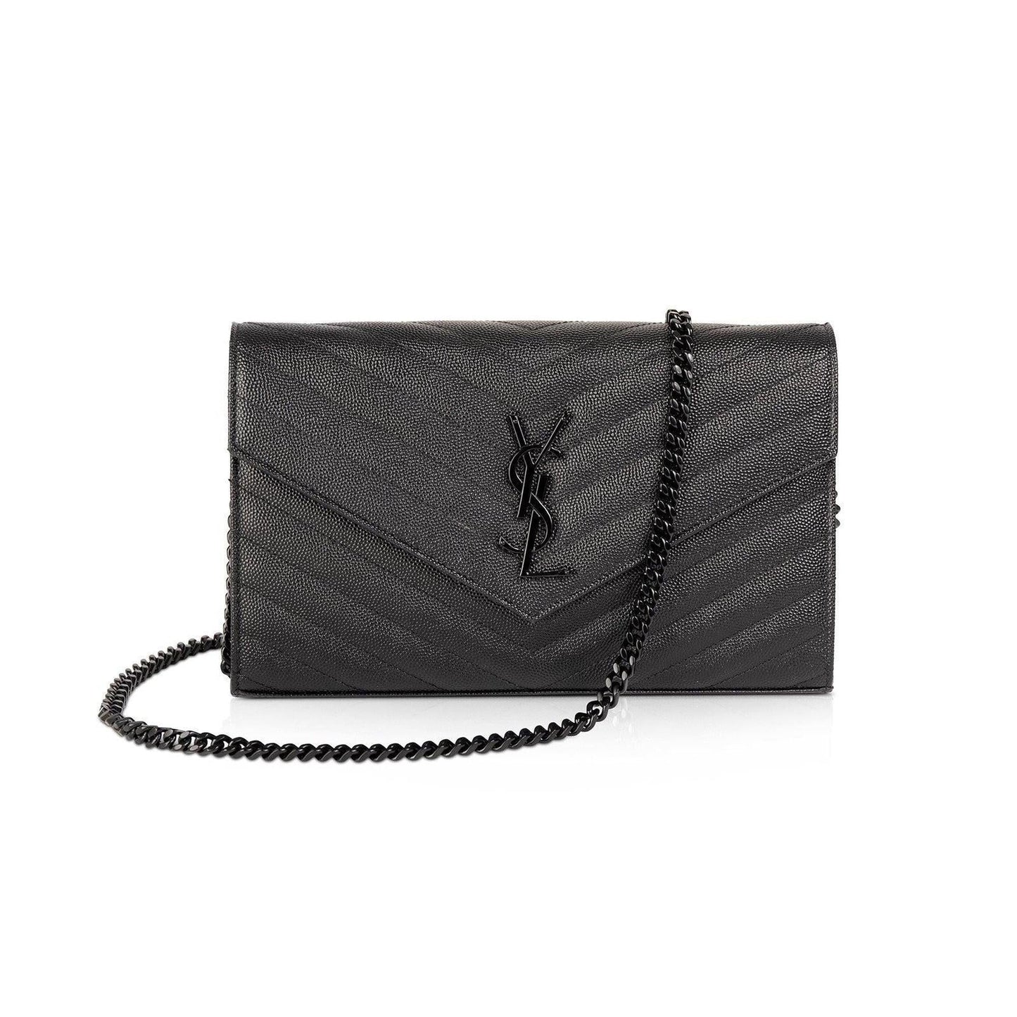 Yves Saint Laurent Envelope Chain Wallet