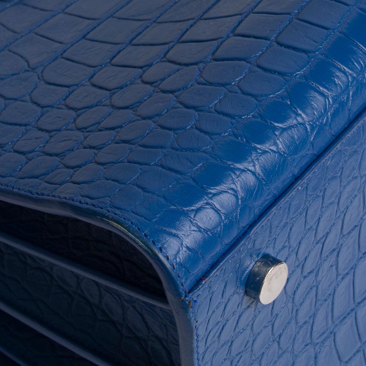 Yves Saint Laurent Small Crocodile-Embossed Sac De Jour