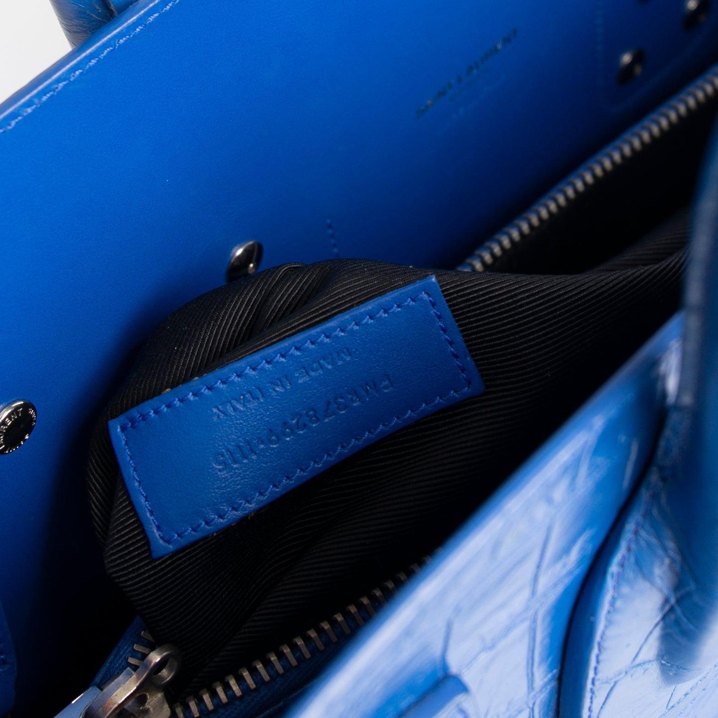 Yves Saint Laurent Small Crocodile-Embossed Sac De Jour