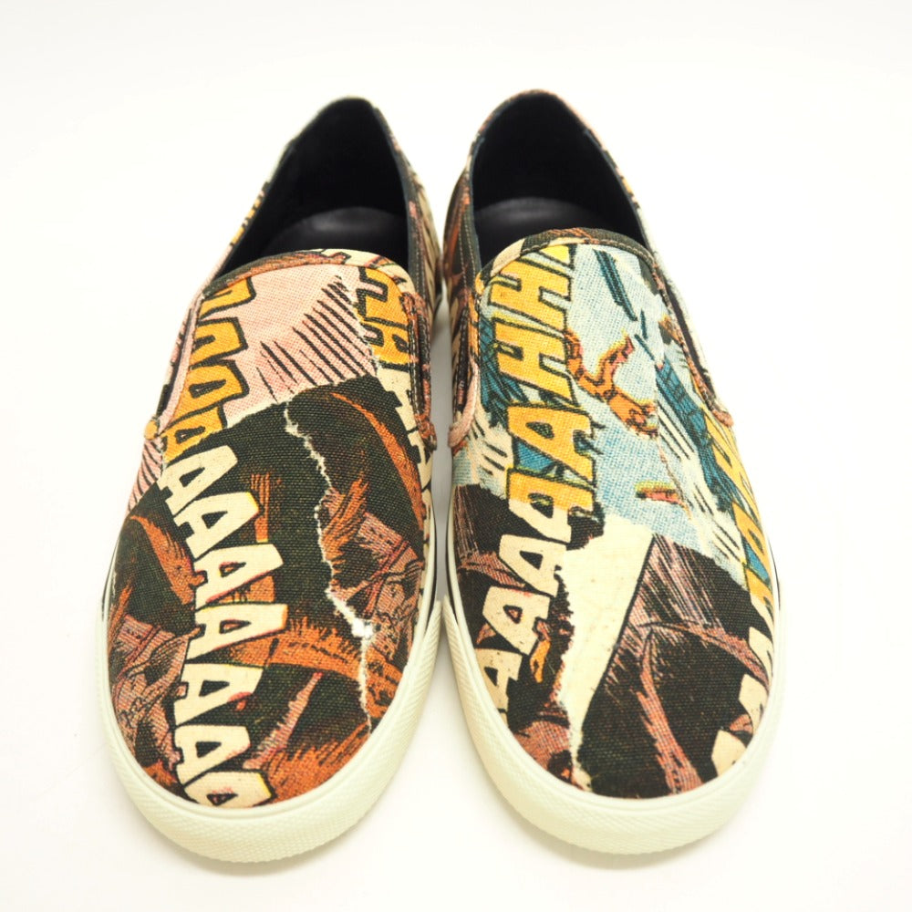 CELINE Slip-on 300B84 Canvas, Leather black Women 38
