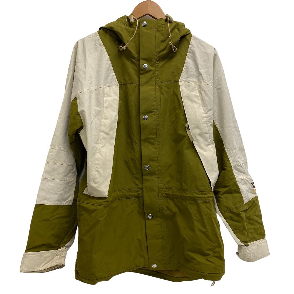 GUCCI Other outerwear Cotton denim, nylon White x brown The North Face Hoodie mens M