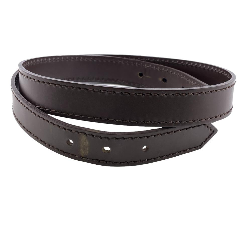 LOUIS VUITTON Shoulder strap N60006 leather Brown Ebene For Ravello Women