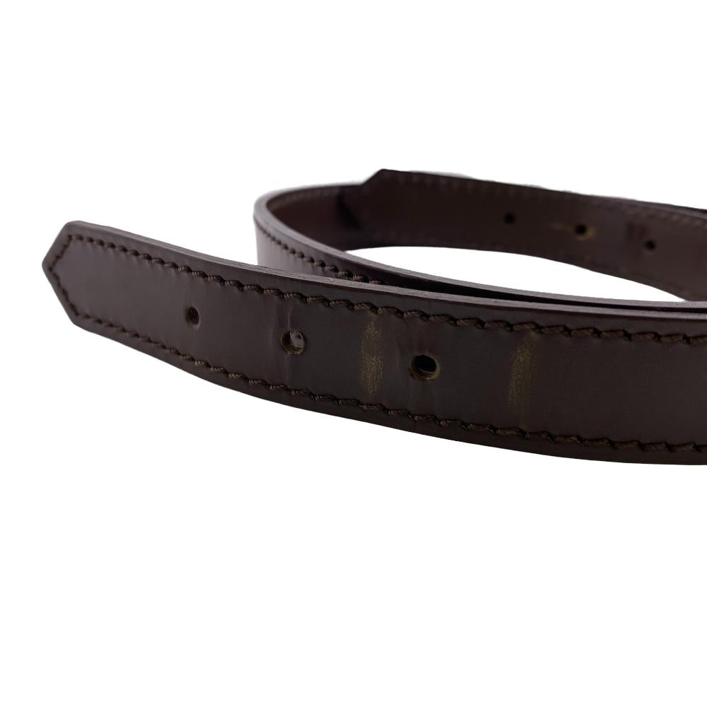 LOUIS VUITTON Shoulder strap N60006 leather Brown Ebene For Ravello Women