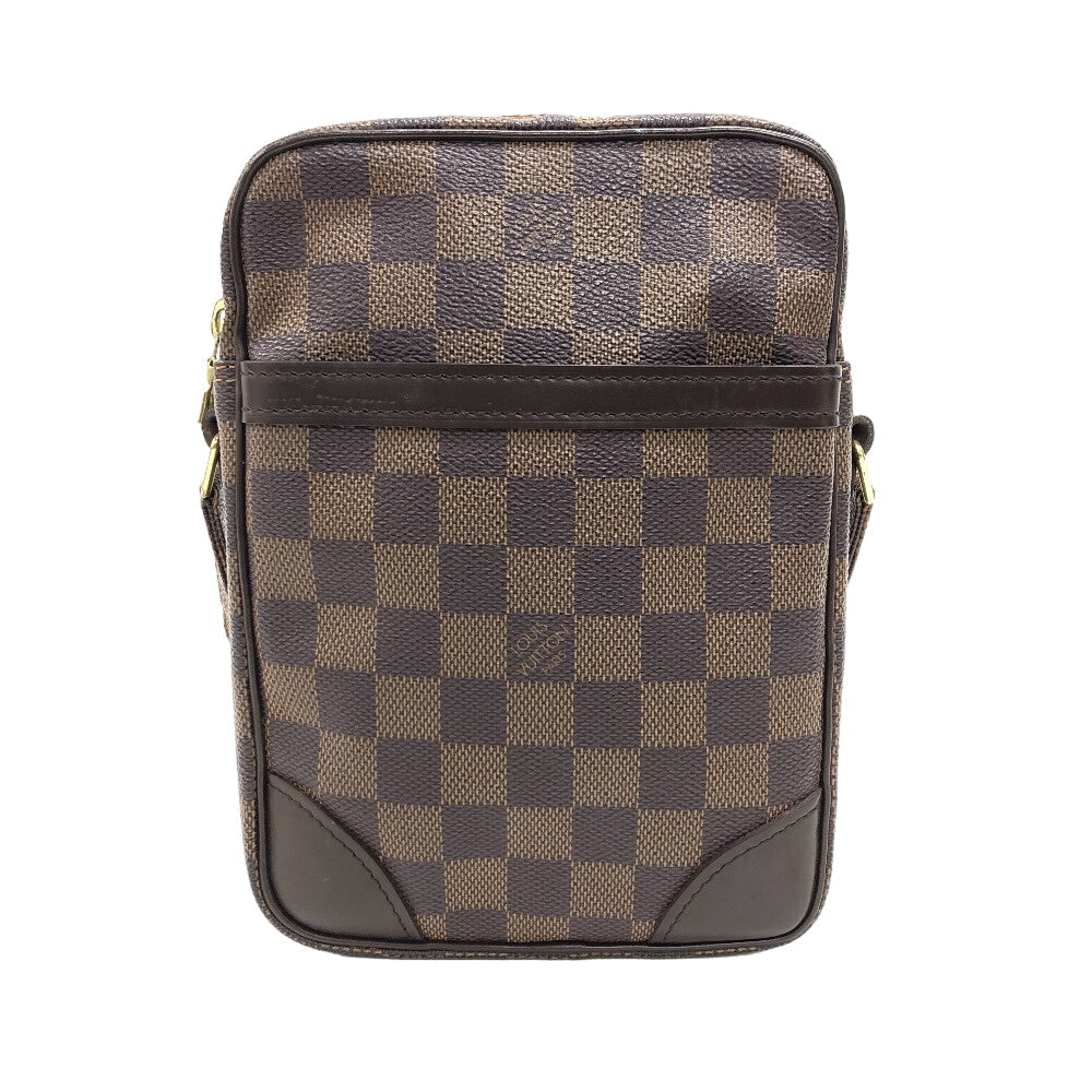 LOUIS VUITTON Shoulder Bag N48063 leather Brown Special order Damier Danube Women