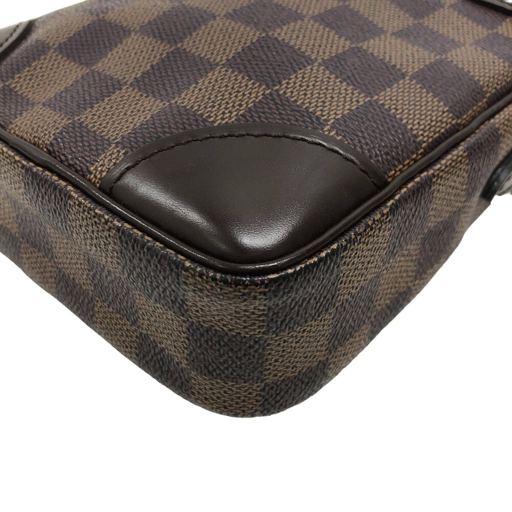 LOUIS VUITTON Shoulder Bag N48063 leather Brown Special order Damier Danube Women