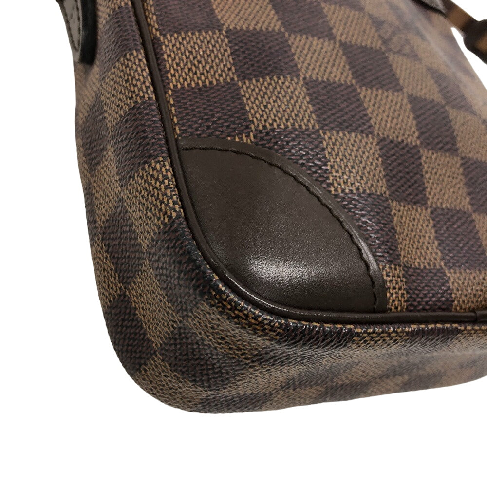 LOUIS VUITTON Shoulder Bag N48063 leather Brown Special order Damier Danube Women