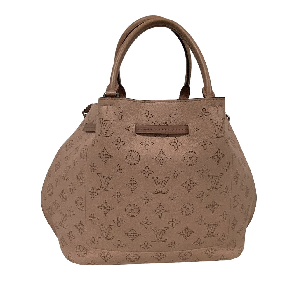 LOUIS VUITTON Handbag leather pink Mahina Giroratta Women