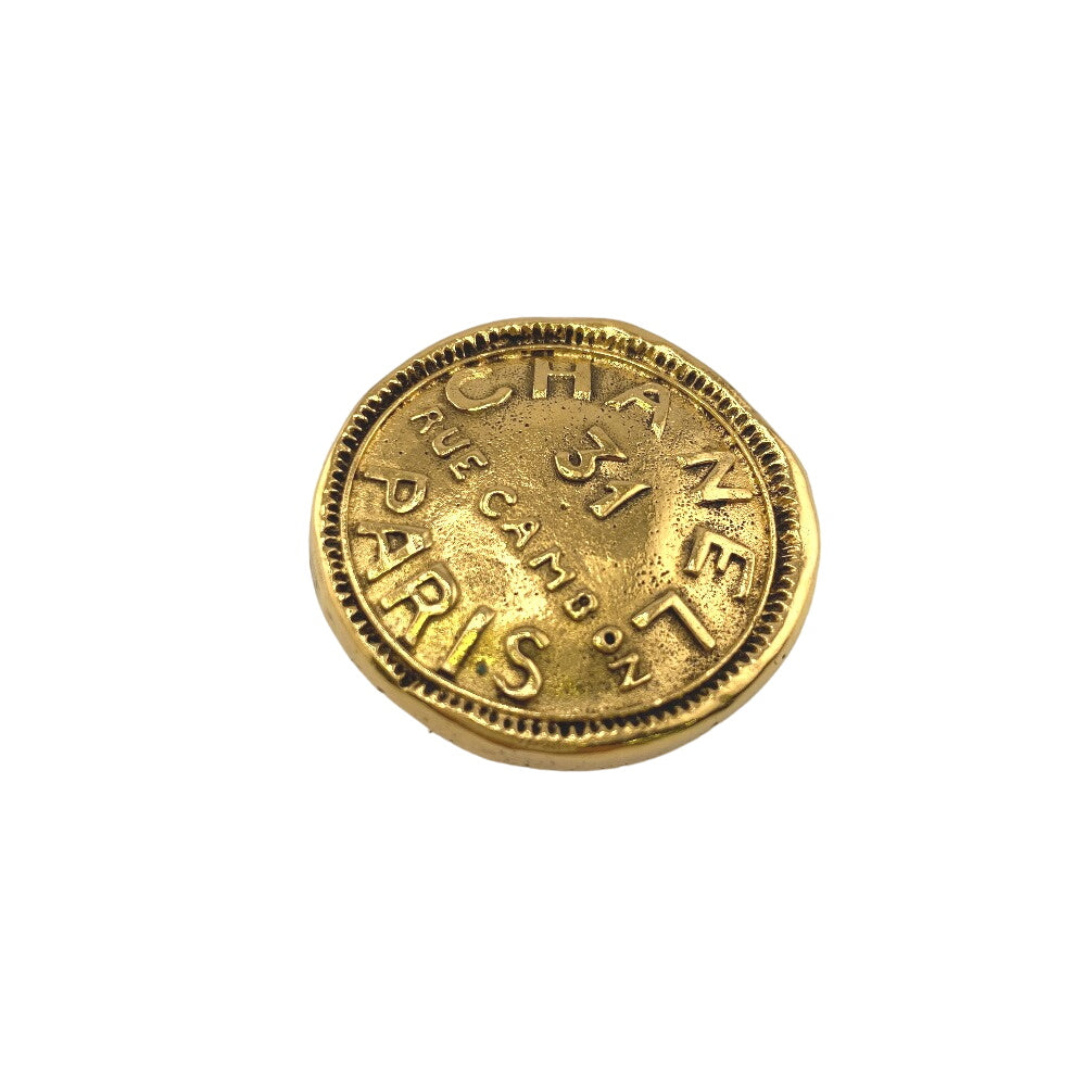 CHANEL Brooch Gold Plated gold 31 RUE CAMBON 1135 Women