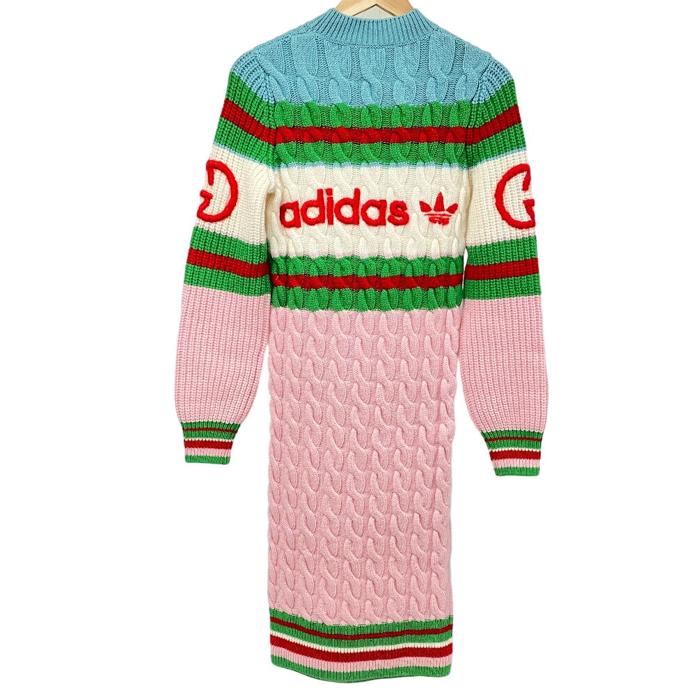 GUCCI one piece 717710 wool multicolor Adidas Knit S Moheya Women S