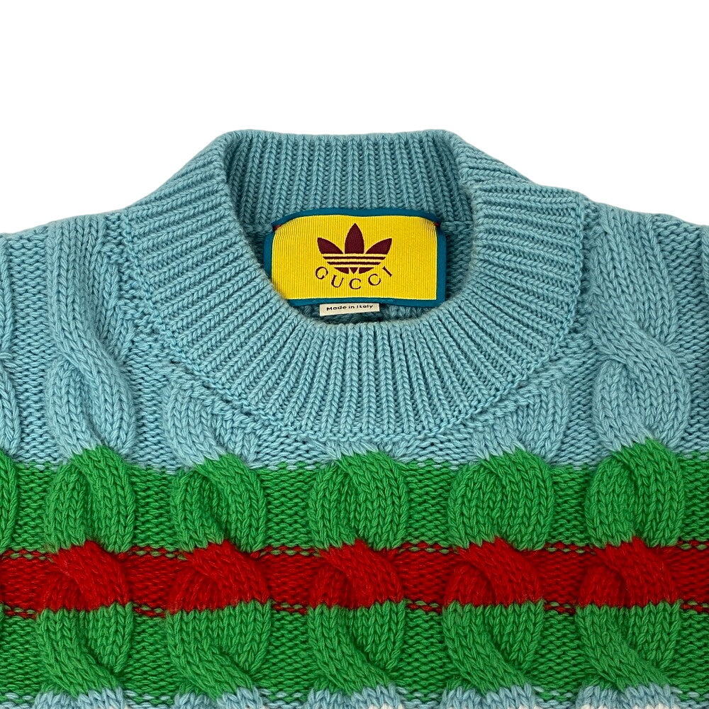 GUCCI one piece 717710 wool multicolor Adidas Knit S Moheya Women S