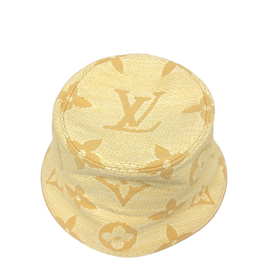 LOUIS VUITTON hat MV0273 Cotton, Rayon beige Bucket hat Women