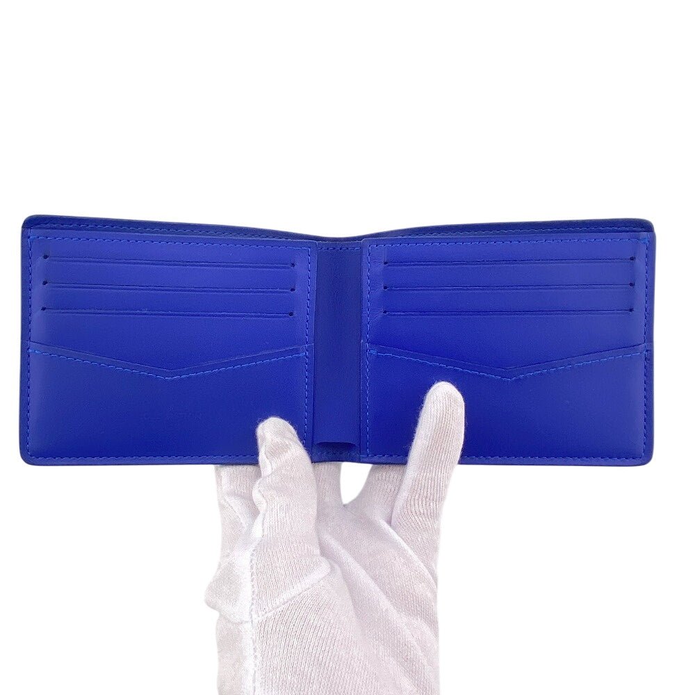LOUIS VUITTON Bifold Wallet ?80590 Monogram blue Monogram Portefeuille