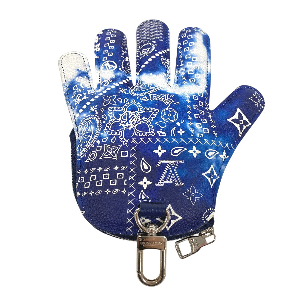 LOUIS VUITTON Pouch M81410 PVC blue Monogram HIGH 5 mens
