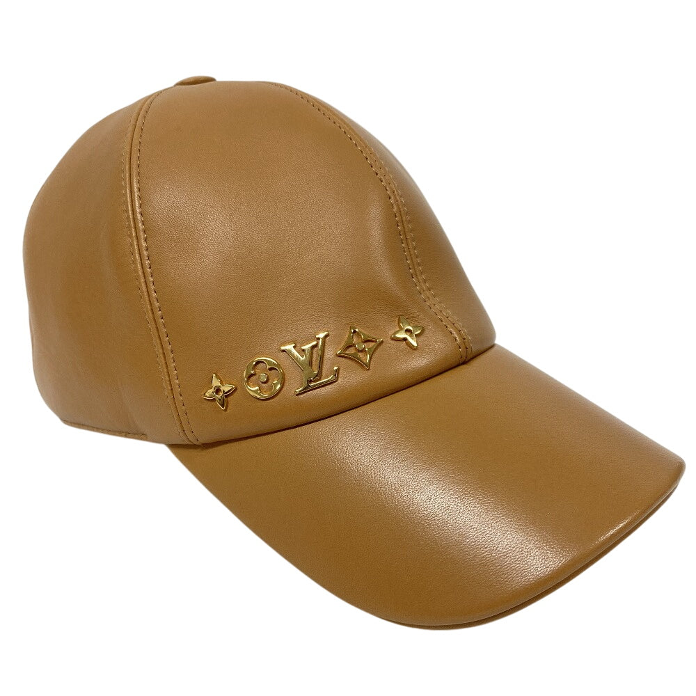 LOUIS VUITTON cap M7005M lambskin Brown Cap Cruiser mens(Unisex)