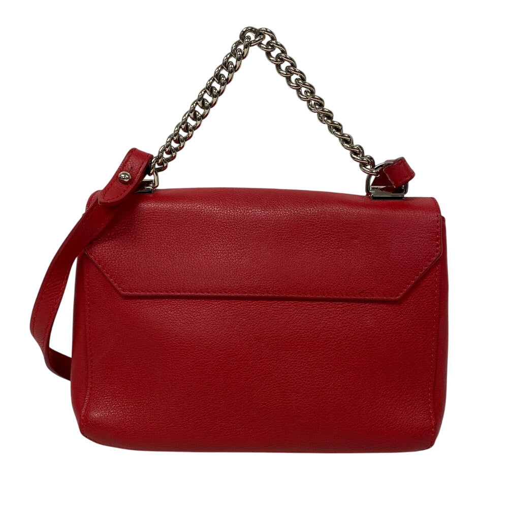 LOUIS VUITTON Shoulder Bag M51202 leather Red LV logo Rock Me 2 BB Women