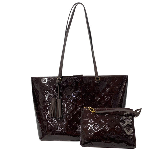 LOUIS VUITTON Tote Bag M90475 Vernis Amarrant Vernis Long Beach MM Women