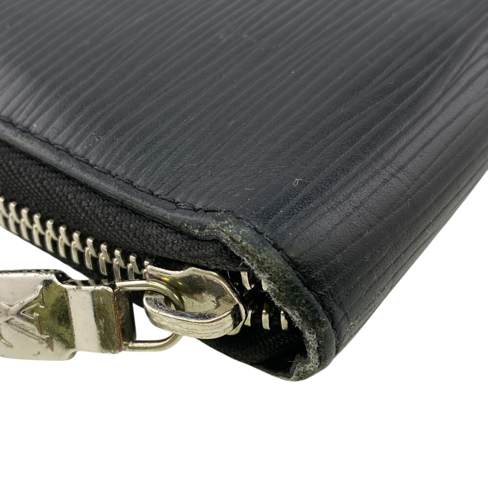 LOUIS VUITTON Long Wallet Purse M67723 leather black Supreme Zip Around Epi Zippy Organizer mens
