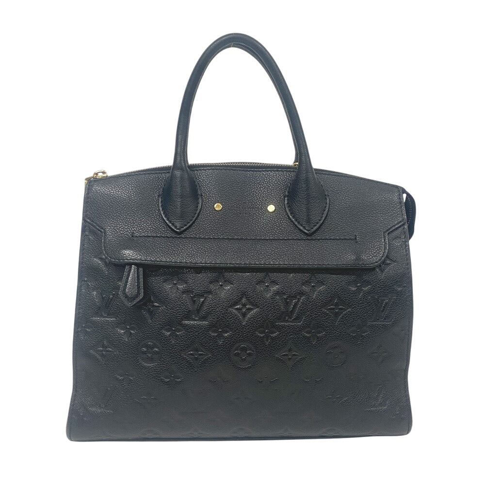 LOUIS VUITTON Handbag M41748 Monogram Ann Platt black Monogram Ann Platt Ponneuf MM Women