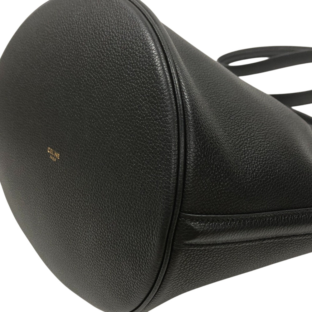 CELINE Handbag leather black Bucket16 teen 2way Women