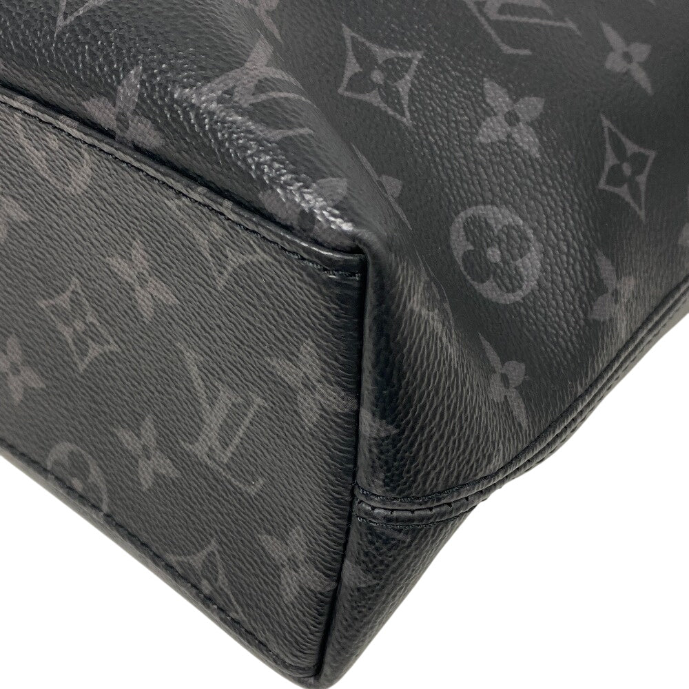 LOUIS VUITTON Briefcase M40566 leather black Shoulder Monogram Eclipse Explorer Women(Unisex)
