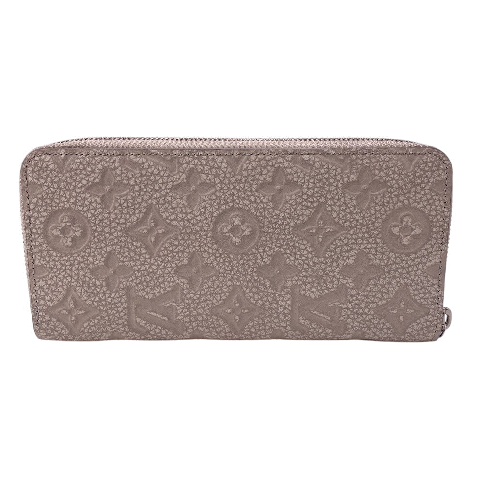 LOUIS VUITTON Long Wallet Purse M81573 leather blue Taurillon Clemence Climbing Zippy Wallet Vertical