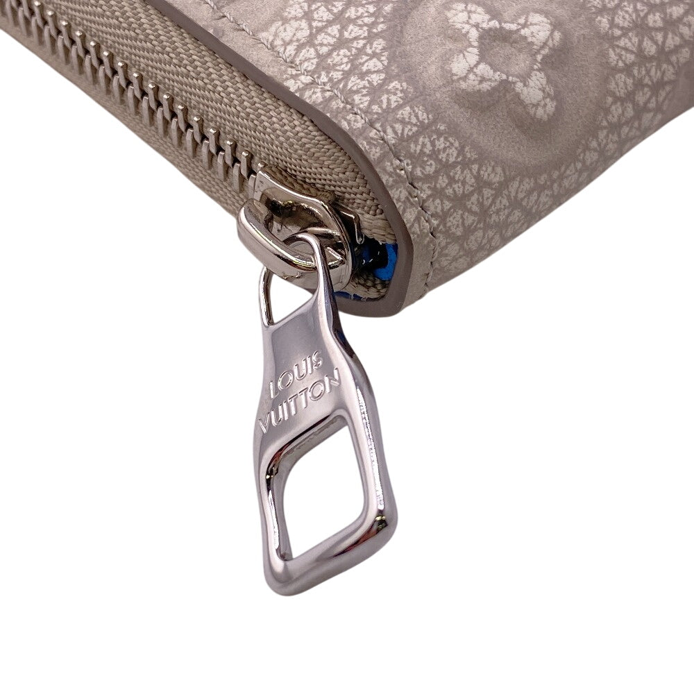 LOUIS VUITTON Long Wallet Purse M81573 leather blue Taurillon Clemence Climbing Zippy Wallet Vertical