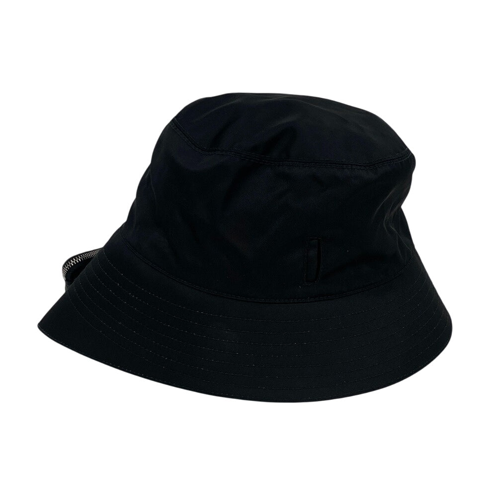 PRADA hat 2HC282 Nylon black Bucket hat polyamide unisex(Unisex) 59