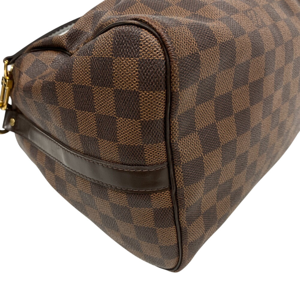 LOUIS VUITTON Mini Boston Duffel bag N41182 leather Brown Damier Speedy bandouliere 35