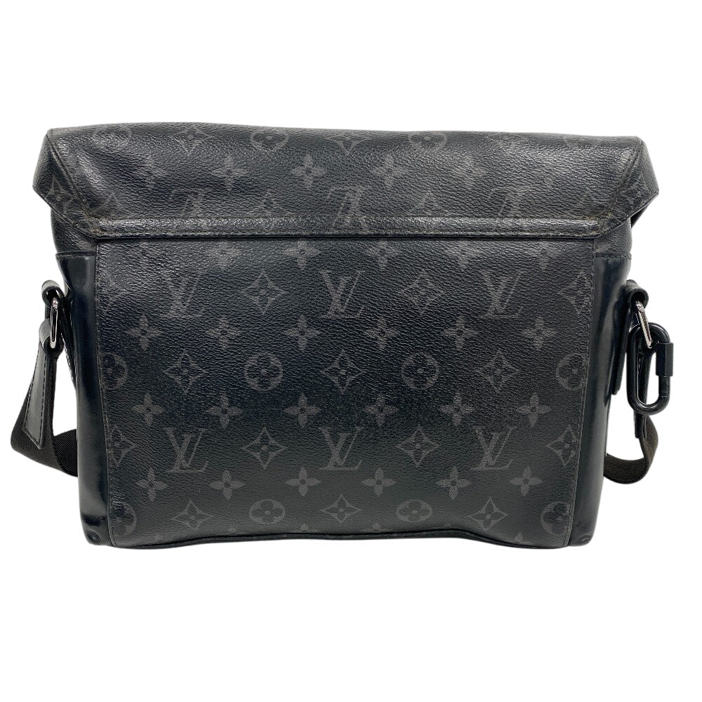 LOUIS VUITTON Shoulder Bag M40511 leather black Monogram Eclipse Messenger voyage PM