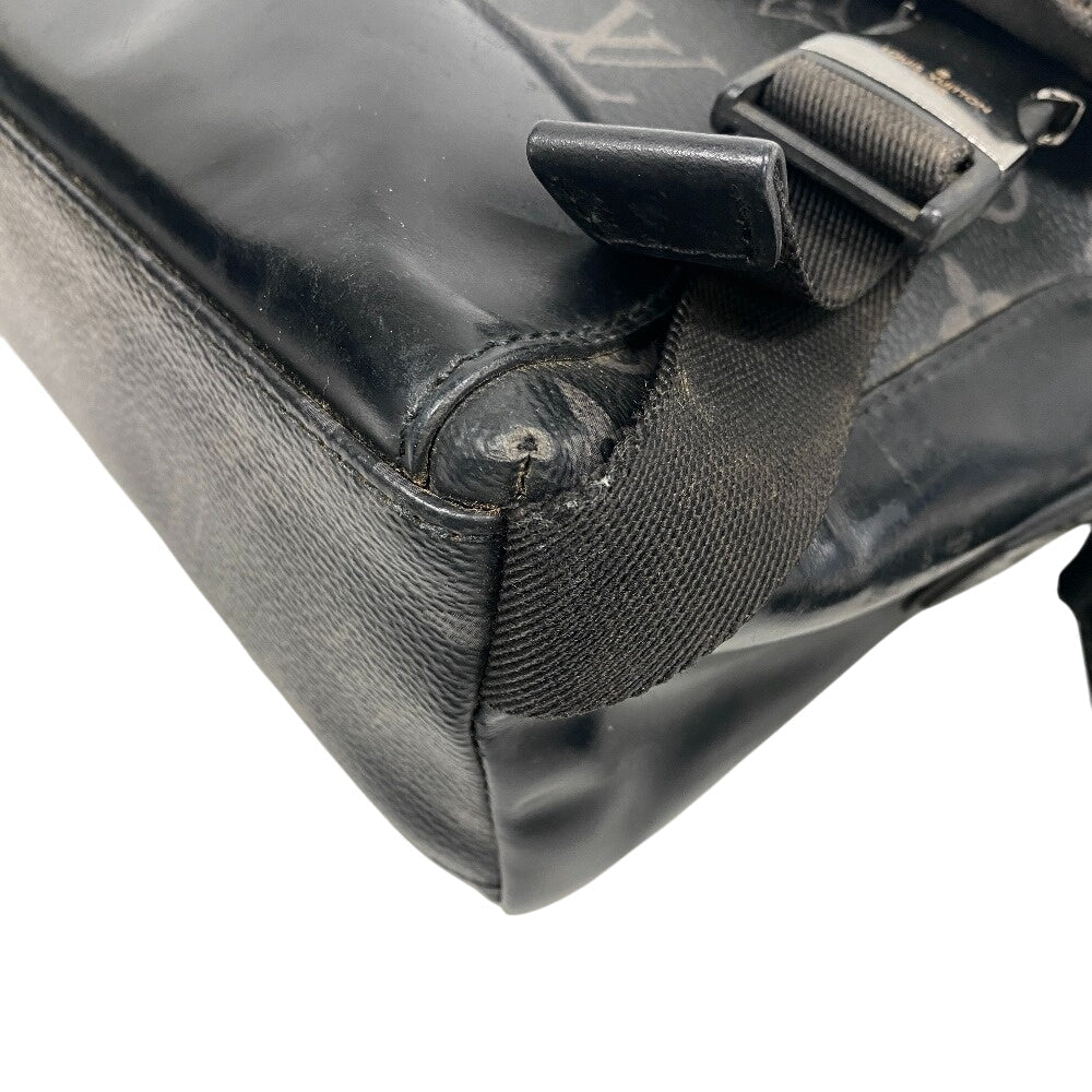 LOUIS VUITTON Shoulder Bag M40511 leather black Monogram Eclipse Messenger voyage PM