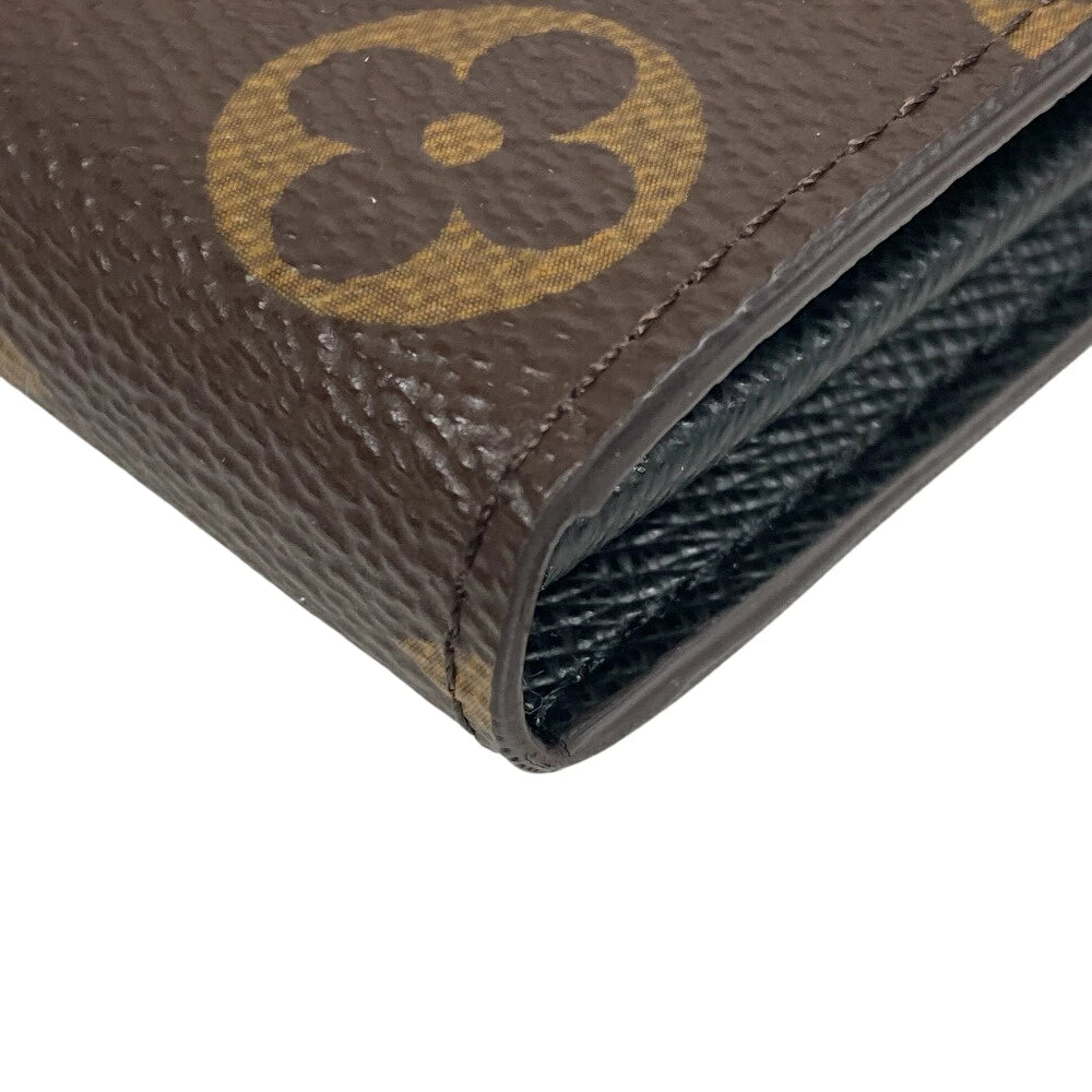 LOUIS VUITTON Long Wallet Purse M80726 leather Brown Monogram giant reverse Portofoy Yu Sarah