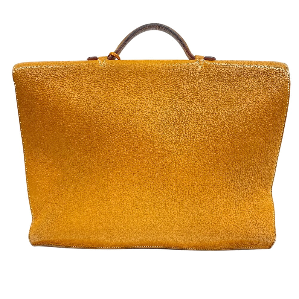 HERMES Business bag Fjord natural Sac Adepeche 38 mens Used