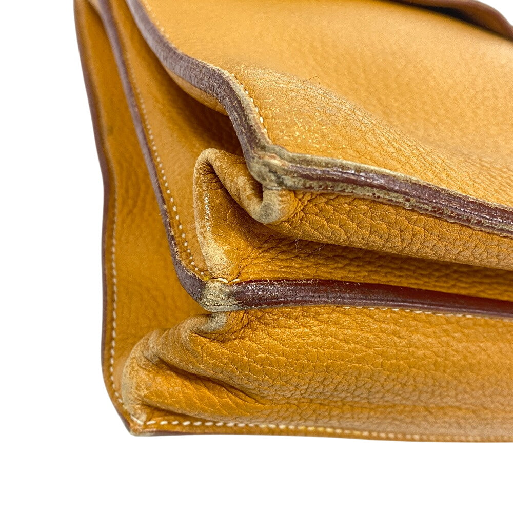 HERMES Business bag Fjord natural Sac Adepeche 38 mens Used
