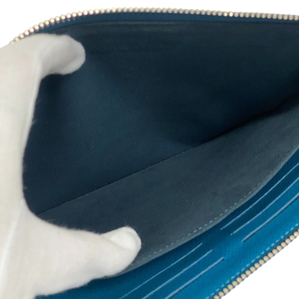 LOUIS VUITTON Clutch bag M58842 leather turquoise blue Epi Pochette Jules PM mens Used
