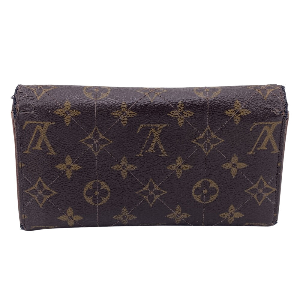 LOUIS VUITTON Long Wallet Purse M66556 Monogram Brown Turn lock Monogram Etoile Portefeuille Sarah Women