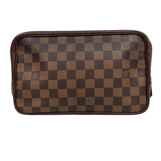 LOUIS VUITTON Clutch bag N47623 leather Brown Damier Truest wallet 25(Unisex) Used