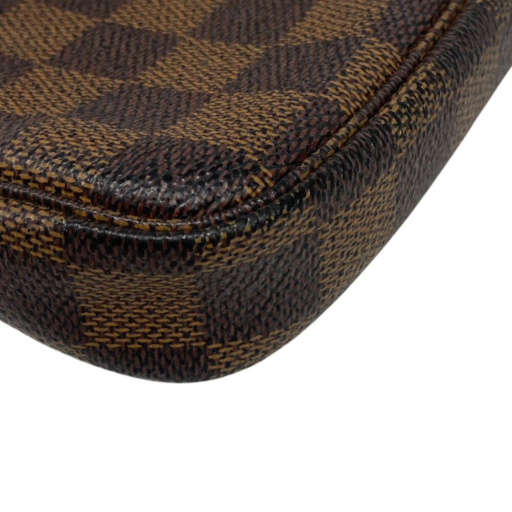 LOUIS VUITTON Pouch N58009 Damier Brown Accessory pouch Damier Mini Pochette Accessoar Women