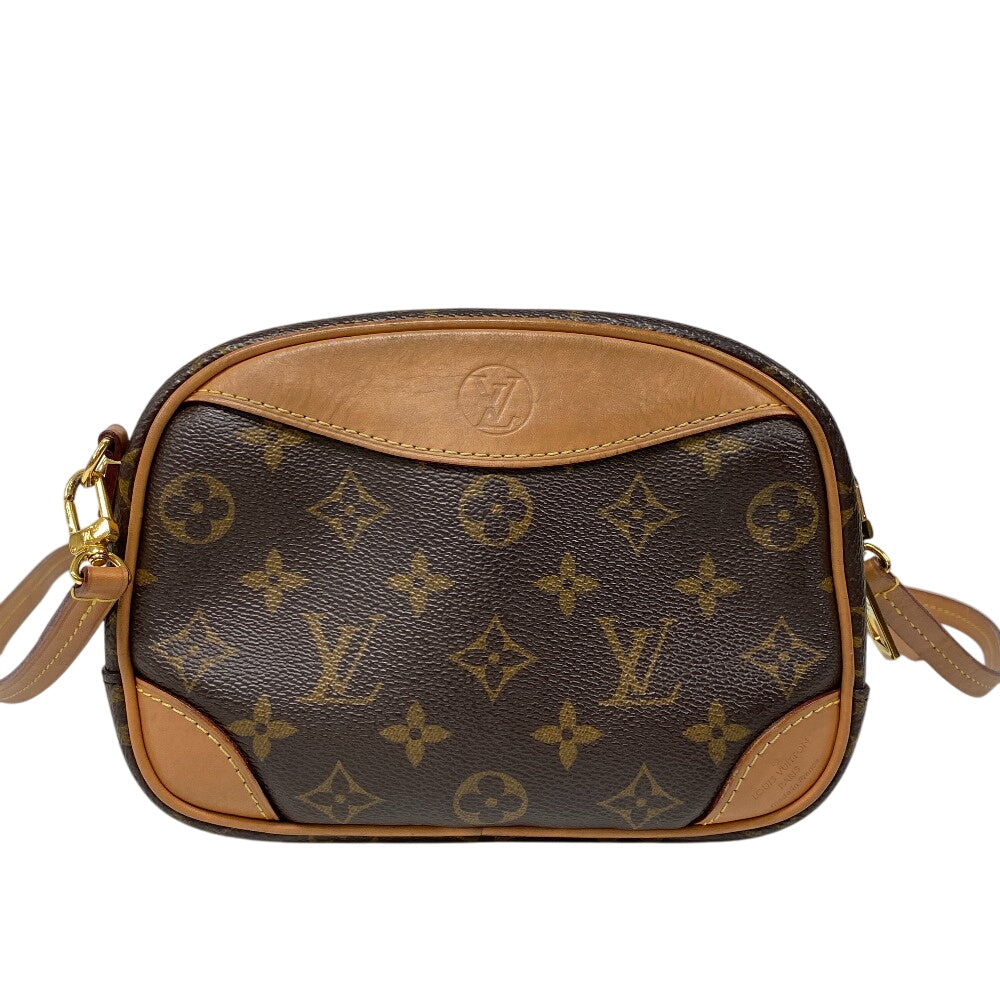 LOUIS VUITTON Shoulder Bag M45528 leather Brown Monogram Deauville Mini