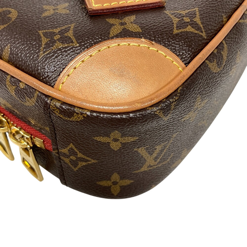 LOUIS VUITTON Shoulder Bag M45528 leather Brown Monogram Deauville Mini
