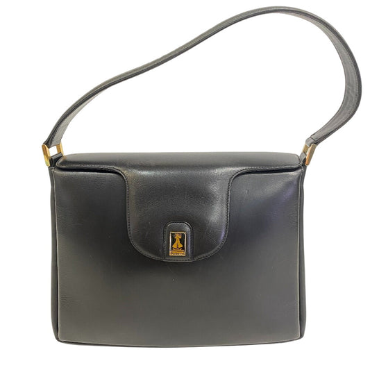BURBERRY Shoulder Bag leather black Women