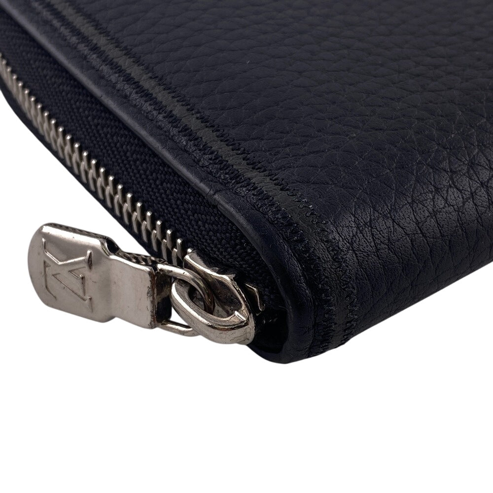 LOUIS VUITTON Long Wallet Purse M68228 Taurillon Clemence black Zippy Wallet Vertical mens