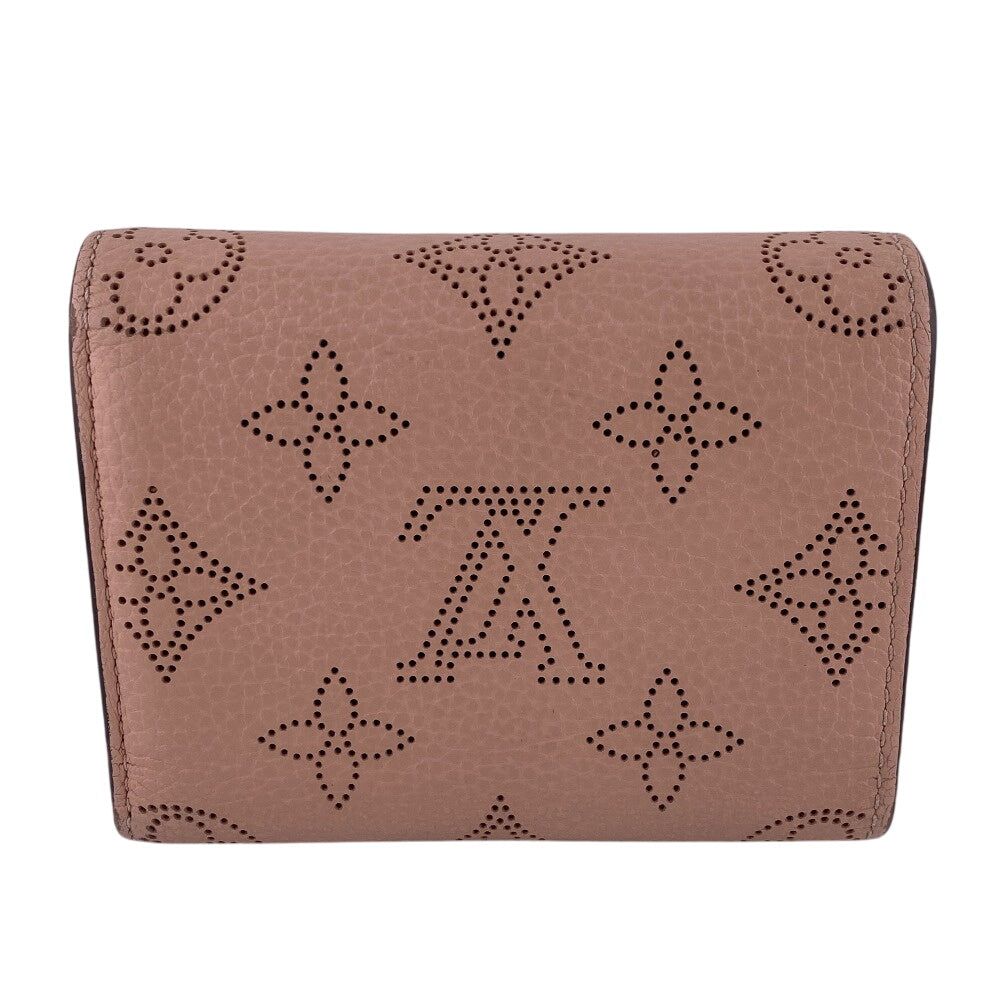LOUIS VUITTON Tri-fold wallet M67499 leather pink Compact wallet Mahina Portefeuille Iris Women