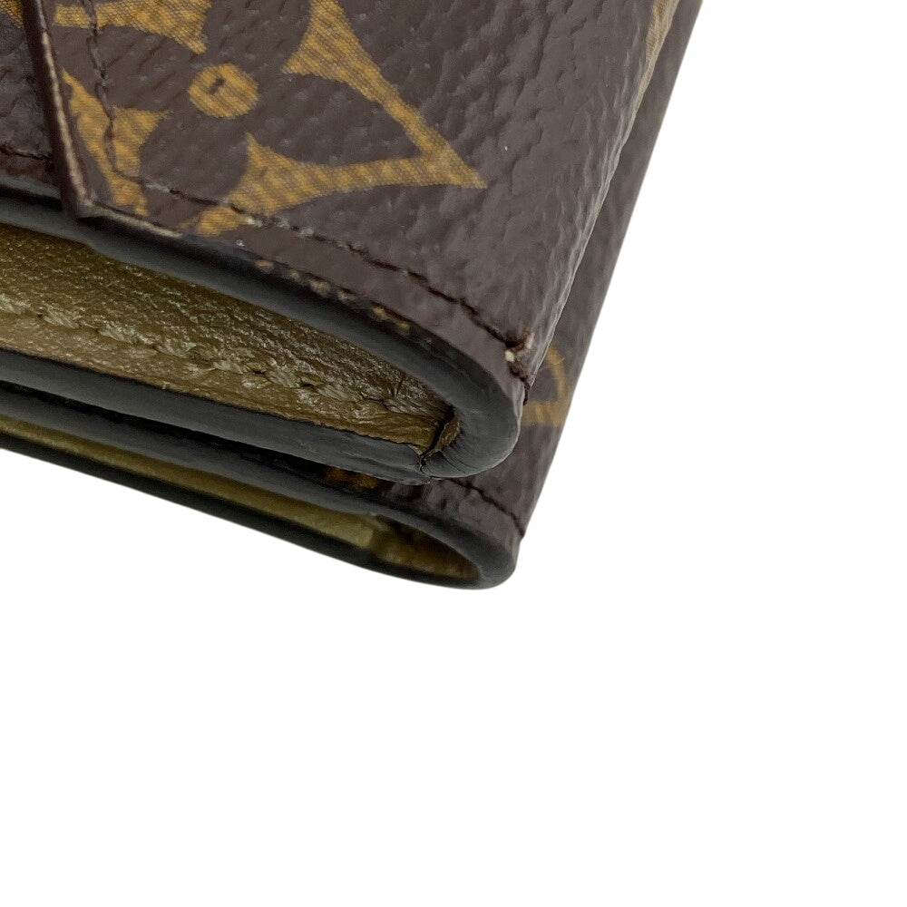 LOUIS VUITTON Tri-fold wallet M81667 leather Brown Portefeuille Monogram Celest Women